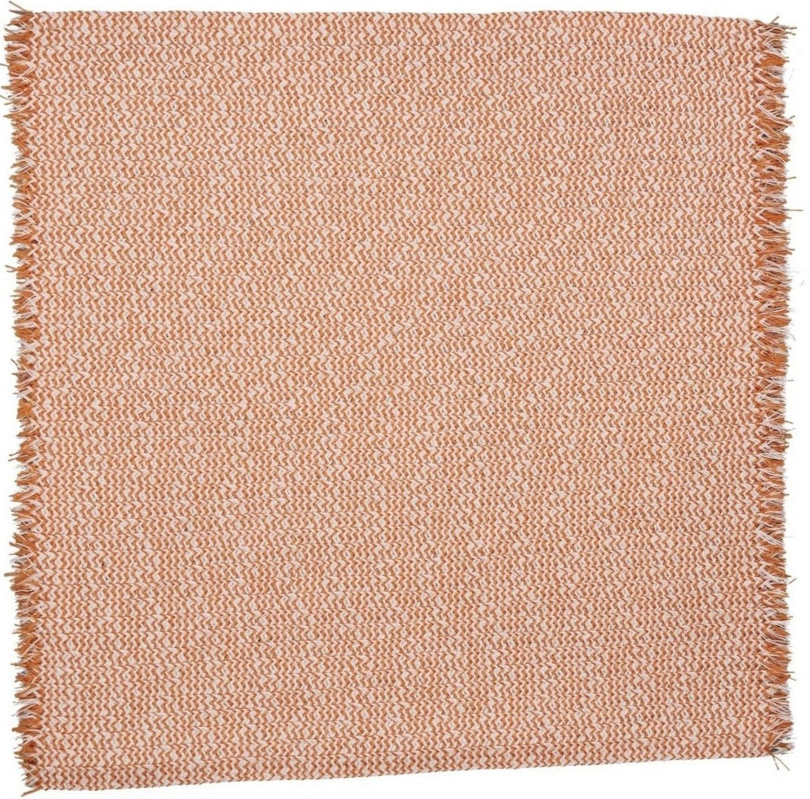 Tweed Fringe Square Placemat Set - Thumbnail 2