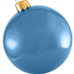 Introducing the Holiball Giant Inflatable Ornament, featuring a radiant glossy blue finish and a stunning gold cap, aptly named "Frosted Blue," this enchanting piece is an ideal addition to your holiday decor.