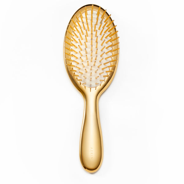 AERIN Large Gold Hairbrush