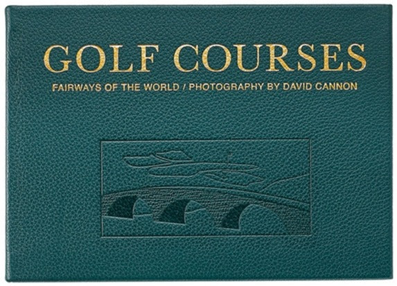 Golf Courses Leather Book