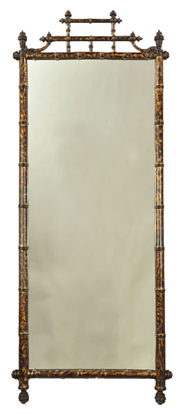 Horner Bamboo Mirror, Tortoise