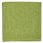 The Kimono Napkin Set by Deborah Rhodes features folded green cloth napkins with a subtle zigzag and dotted woven pattern, crafted using Japanese print techniques.