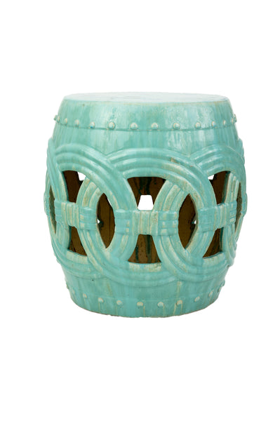 Large Circle Stool in Mint