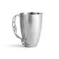 The Ocean Reef Pitcher by Michael Aram features a smooth matte finish and a sculptural, branch-like handle. Crafted from hand-textured stainless steel, it is photographed against a plain white background.