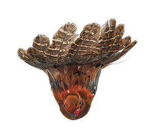 image: fall themed turkey on a gold wrapped napkin ring at Hive Home, Gift and Garden