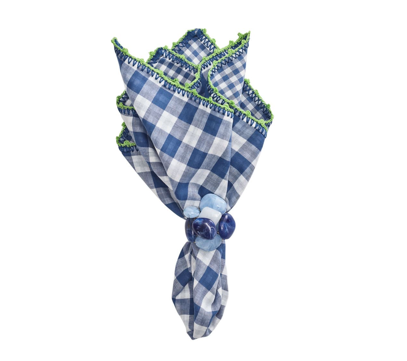 Gingham Check Napkin Set - Thumbnail 2