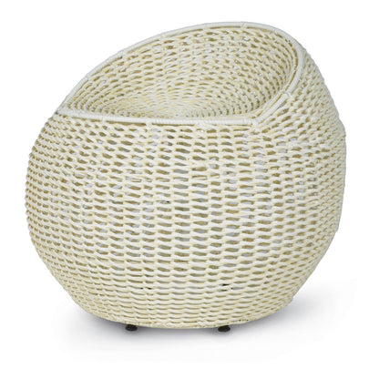 Experience comfort and style with the PALECEK Open Weave Wicker Swivel Stool. Its 360-degree swivel ensures effortless movement, while the synthetic wicker and powder-coated metal frame make it ideal for both outdoor and indoor use. Designed with small black feet for added versatility.