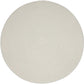 The Deborah Rhodes Linen Braid Placemat Set features round, light beige braided placemats with subtle concentric patterns, reminiscent of woven rugs—an ideal and unique choice for any bridal registry.