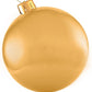 A shiny gold Christmas ornament with a metal cap and hook for hanging, labeled "Vintage Gold," makes an exquisite addition to your holiday decorations. Elevate the festive atmosphere by pairing it with Holiball® Giant Inflatable Ornaments from Holiball for a truly stunning ensemble.