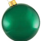 The "Vintage Green" Christmas ornament, featuring a gold cap, is an ideal enhancement to your holiday decor. For a distinctive festive display, pair it with Holiball's Giant Inflatable Ornaments.