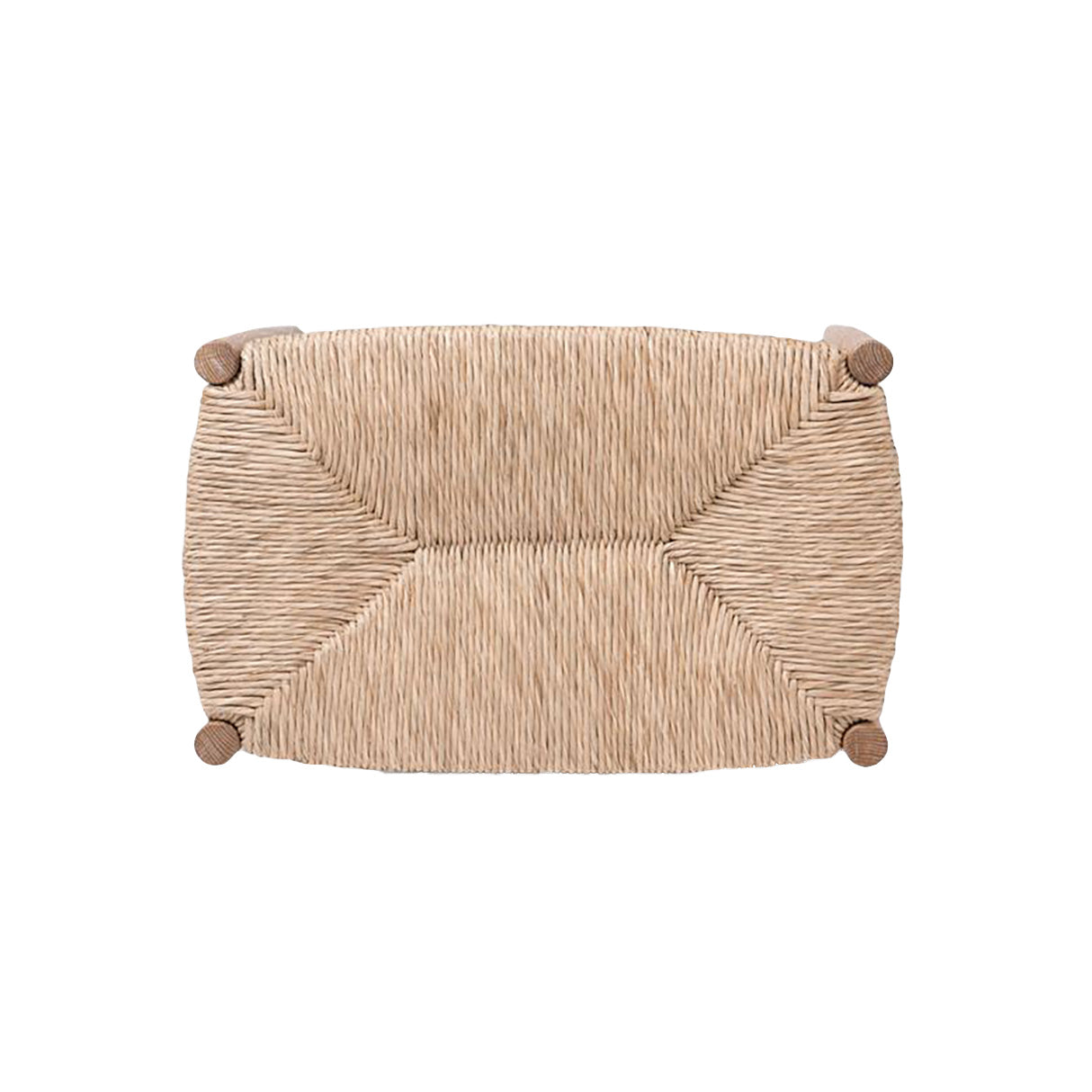 A Colwyn Single Bench by Made Goods with wooden handles.